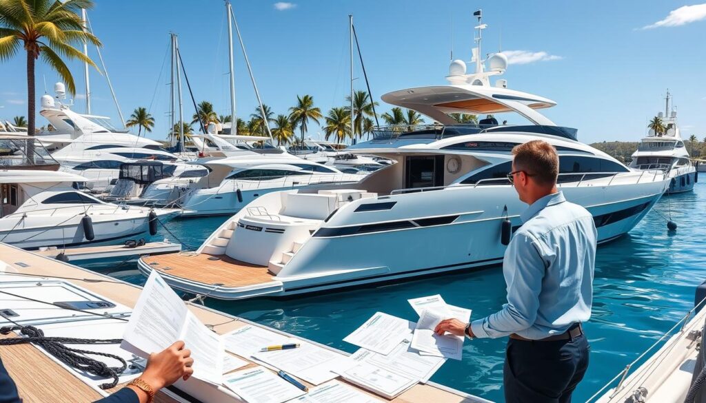 Yacht registration process